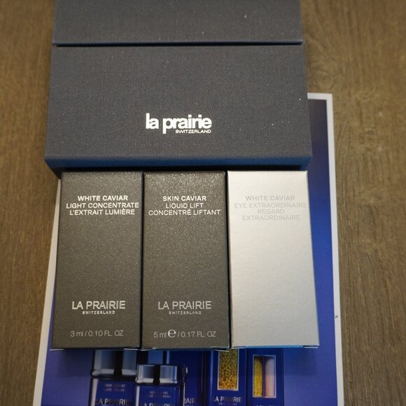 La Prairie Other - la prairie gift set 3 Caviar Skin Care Products Lift, Eye & Light Concentrate